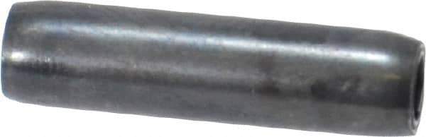 Made in USA - 3/16" Diam x 3/4" Long Coiled Spring Pin - Grade 1070-1090 Alloy Steel, Black Oxide Finish - Top Tool & Supply