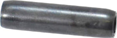 Made in USA - 3/16" Diam x 3/4" Long Coiled Spring Pin - Grade 1070-1090 Alloy Steel, Black Oxide Finish - Top Tool & Supply