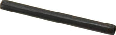 Made in USA - 3/16" Diam x 2-1/4" Long Coiled Spring Pin - Grade 1070-1090 Alloy Steel, Black Oxide Finish - Top Tool & Supply