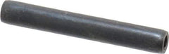 Made in USA - 7/32" Diam x 1-1/2" Long Coiled Spring Pin - Grade 1070-1090 Alloy Steel, Black Oxide Finish - Top Tool & Supply