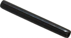 Made in USA - 7/32" Diam x 2" Long Coiled Spring Pin - Grade 1070-1090 Alloy Steel, Black Oxide Finish - Top Tool & Supply