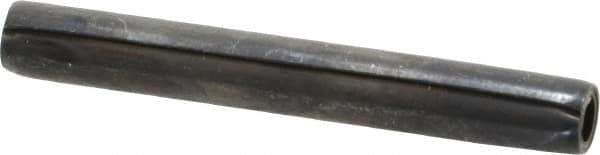 Made in USA - 1/4" Diam x 2" Long Coiled Spring Pin - Grade 1070-1090 Alloy Steel, Black Oxide Finish - Top Tool & Supply