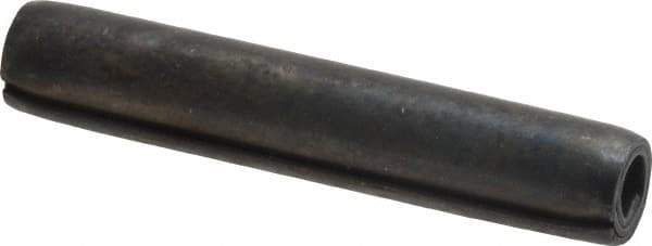 Made in USA - 5/16" Diam x 1-3/4" Long Coiled Spring Pin - Grade 1070-1090 Alloy Steel, Black Oxide Finish - Top Tool & Supply