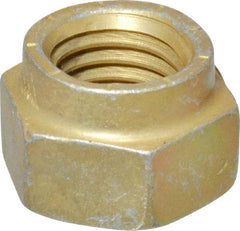 Value Collection - 3/4-10 UNC Grade L9 Hex Lock Nut with Distorted Thread - 1-1/8" Width Across Flats, Cadmium Dichromate Finish - Top Tool & Supply