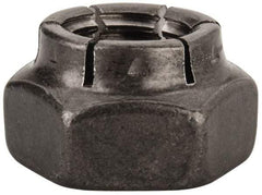 Flex-Loc - 5/8-11 UNC Grade 2 Heavy Hex Lock Nut with Expanding Flex Top - Uncoated, Meets Military Specifications - Top Tool & Supply