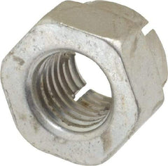 Flex-Loc - 5/16-24 UNJF Grade 2 Hex Lock Nut with Expanding Flex Top - Cadmium-Plated Finish, Meets Military Specifications - Top Tool & Supply