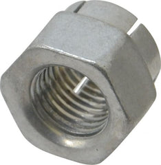 Flex-Loc - 3/8-24 UNJF Grade 2 Hex Lock Nut with Expanding Flex Top - Top Tool & Supply