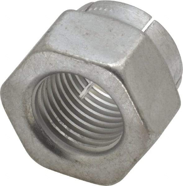 Flex-Loc - 1/2-20 UNJF Grade 2 Hex Lock Nut with Expanding Flex Top - Cadmium-Plated Finish, Meets Military Specifications - Top Tool & Supply