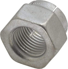 Flex-Loc - 1/2-20 UNJF Grade 2 Hex Lock Nut with Expanding Flex Top - Cadmium-Plated Finish, Meets Military Specifications - Top Tool & Supply