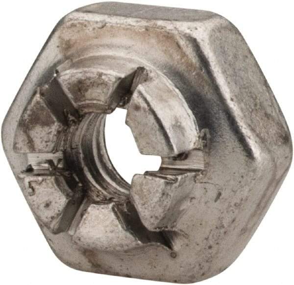 Flex-Loc - #4-40 UNJC Grade 2 Hex Lock Nut with Expanding Flex Top - Cadmium-Plated Finish, Meets Military Specifications - Top Tool & Supply