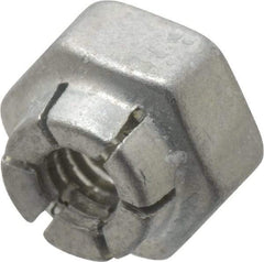 Flex-Loc - #8-32 UNJC Grade 2 Hex Lock Nut with Expanding Flex Top - Cadmium-Plated Finish, Meets Military Specifications - Top Tool & Supply