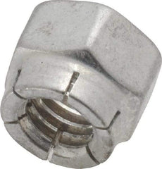 Flex-Loc - 3/8-16 UNC Grade 2 Hex Lock Nut with Expanding Flex Top - Cadmium-Plated Finish, Meets Military Specifications - Top Tool & Supply