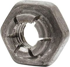 Flex-Loc - #10-24 UNJC Grade 2 Hex Lock Nut with Expanding Flex Top - 3/16" High, Cadmium-Plated Finish, Meets Military Specifications - Top Tool & Supply