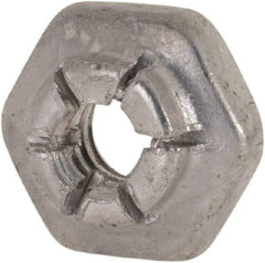 Flex-Loc - #6-32 UNJC Grade 2 Hex Lock Nut with Expanding Flex Top - 5/16" Width Across Flats, 9/64" High, Cadmium-Plated Finish, Meets Military Specifications - Top Tool & Supply