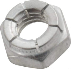 Flex-Loc - 5/16-18 UNC Grade 2 Hex Lock Nut with Expanding Flex Top - 17/64" High, Cadmium-Plated Finish, Meets Military Specifications - Top Tool & Supply