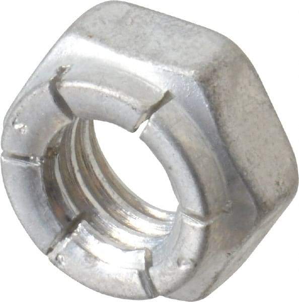 Flex-Loc - 3/8-16 UNC Grade 2 Hex Lock Nut with Expanding Flex Top - 9/32" High, Cadmium-Plated Finish, Meets Military Specifications - Top Tool & Supply