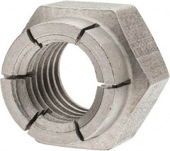 Flex-Loc - 1/2-13 UNC 18-8 Hex Lock Nut with Expanding Flex Top - Uncoated, Meets Military Specifications - Top Tool & Supply