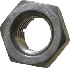 Flex-Loc - 5/16-24 UNJF 18-8 Hex Lock Nut with Expanding Flex Top - 17/64" High, Uncoated, Meets Military Specifications - Top Tool & Supply