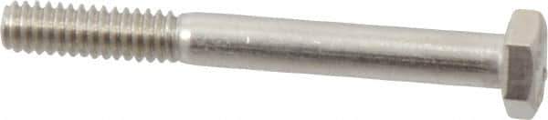 Value Collection - 1/4-20 UNC, 2-1/4" Length Under Head Hex Head Cap Screw - Partially Threaded, Grade 18-8 Stainless Steel, Uncoated, 7/16" Hex - Top Tool & Supply