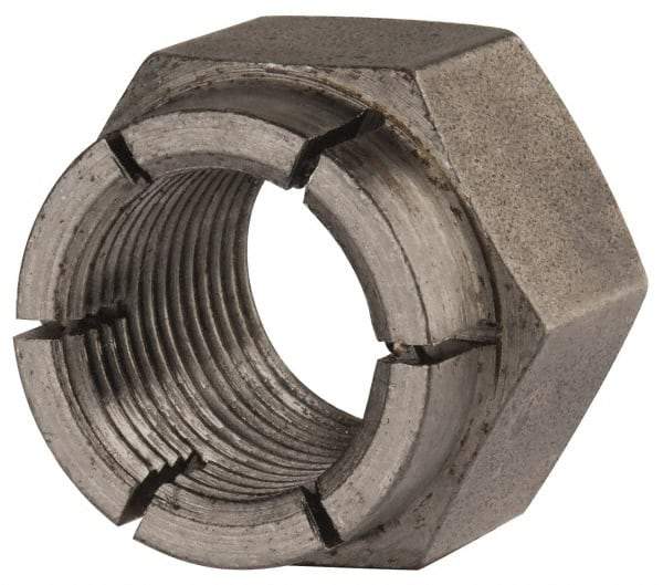 Flex-Loc - 3/4-16 UNJF Grade 2 Hex Lock Nut with Expanding Flex Top - Uncoated, Meets Military Specifications - Top Tool & Supply