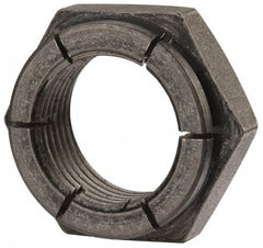 Flex-Loc - 7/8-14 UNJF Grade 2 Hex Lock Nut with Expanding Flex Top - Uncoated, Meets Military Specifications - Top Tool & Supply