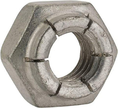 Flex-Loc - 3/8-16 UNC Grade 2 Heavy Hex Lock Nut with Expanding Flex Top - Cadmium-Plated Finish, Meets Military Specifications - Top Tool & Supply