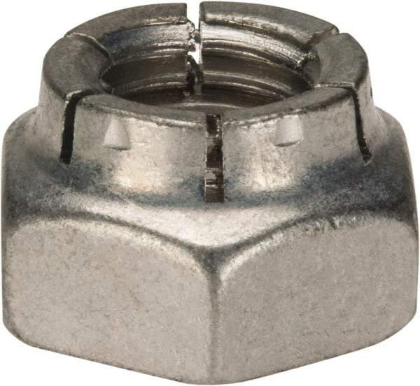 Flex-Loc - 5/8-11 UNC Grade 2 Heavy Hex Lock Nut with Expanding Flex Top - Cadmium-Plated Finish, Meets Military Specifications - Top Tool & Supply