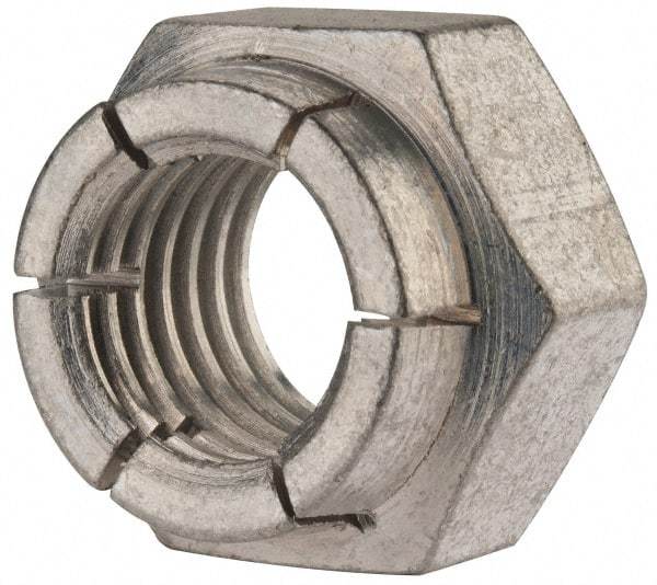 Flex-Loc - 3/4-10 UNC Grade 2 Heavy Hex Lock Nut with Expanding Flex Top - Cadmium-Plated Finish, Meets Military Specifications - Top Tool & Supply