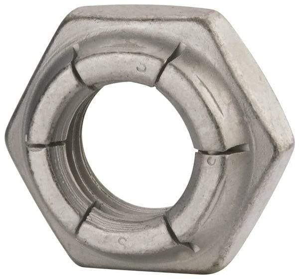 Flex-Loc - 5/8-11 UNC Grade 2 Heavy Hex Lock Nut with Expanding Flex Top - Cadmium-Plated Finish, Meets Military Specifications - Top Tool & Supply