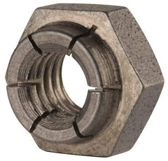 Flex-Loc - 5/16-18 UNC 18-8 Heavy Hex Lock Nut with Expanding Flex Top - Uncoated, Meets Military Specifications - Top Tool & Supply