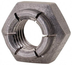 Flex-Loc - 3/8-16 UNC 18-8 Heavy Hex Lock Nut with Expanding Flex Top - Uncoated, Meets Military Specifications - Top Tool & Supply