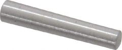 Value Collection - Size 2/0, 0.1254" Small End Diam, 0.141" Large End Diam, Uncoated Steel Taper Pin - Grade C-12L14, 3/4" OAL, 3/4 Pin Length - Top Tool & Supply