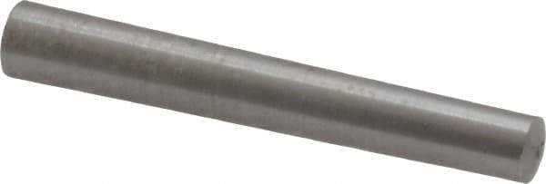 Value Collection - Size 4, 0.2136" Small End Diam, 0.25" Large End Diam, Uncoated Steel Taper Pin - Grade C-12L14, 1-3/4" OAL, 1-3/4 Pin Length - Top Tool & Supply