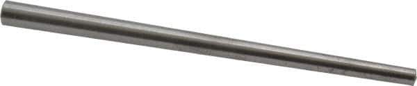 Value Collection - Size 4, 0.1668" Small End Diam, 0.25" Large End Diam, Uncoated Steel Taper Pin - Grade C-12L14, 4" OAL, 4 Pin Length - Top Tool & Supply