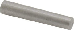 Value Collection - Size 5, 0.2578" Small End Diam, 0.289" Large End Diam, Uncoated Steel Taper Pin - Grade C-12L14, 1-1/2" OAL, 1-1/2 Pin Length - Top Tool & Supply