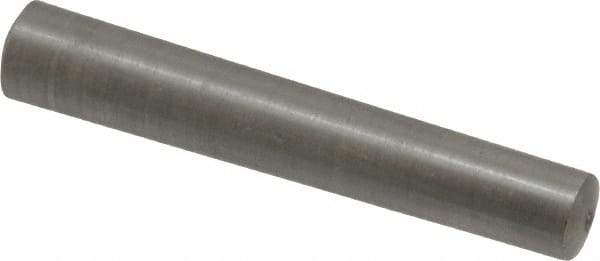 Value Collection - Size 6, 0.2994" Small End Diam, 0.341" Large End Diam, Uncoated Steel Taper Pin - Grade C-12L14, 2" OAL, 2 Pin Length - Top Tool & Supply