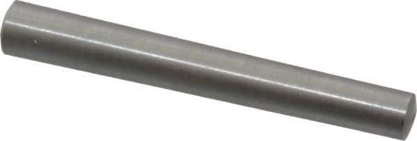 Value Collection - Size 6, 0.289" Small End Diam, 0.341" Large End Diam, Uncoated Steel Taper Pin - Grade C-12L14, 2-1/2" OAL, 2-1/2 Pin Length - Top Tool & Supply