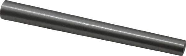 Value Collection - Size 8, 0.3984" Small End Diam, 0.492" Large End Diam, Uncoated Steel Taper Pin - Grade C-12L14, 4-1/2" OAL, 4-1/2 Pin Length - Top Tool & Supply