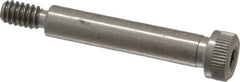 Value Collection - 1/4" Shoulder Diam x 1-1/4" Shoulder Length, #10-24 UNC, Hex Socket Shoulder Screw - 18-8 Stainless Steel - Top Tool & Supply