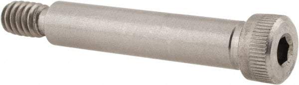 Value Collection - 5/16" Shoulder Diam x 1-1/2" Shoulder Length, 1/4-20 UNC, Hex Socket Shoulder Screw - 18-8 Stainless Steel - Top Tool & Supply