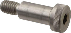 Value Collection - 1/2" Shoulder Diam x 1" Shoulder Length, 3/8-16 UNC, Hex Socket Shoulder Screw - 18-8 Stainless Steel - Top Tool & Supply