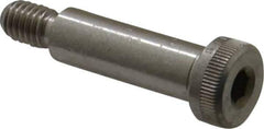 Value Collection - 1/2" Shoulder Diam x 1-1/2" Shoulder Length, 3/8-16 UNC, Hex Socket Shoulder Screw - 18-8 Stainless Steel - Top Tool & Supply