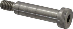 Value Collection - 1/2" Shoulder Diam x 1-3/4" Shoulder Length, 3/8-16 UNC, Hex Socket Shoulder Screw - 18-8 Stainless Steel - Top Tool & Supply