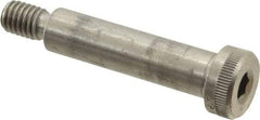 Value Collection - 1/2" Shoulder Diam x 2" Shoulder Length, 3/8-16 UNC, Hex Socket Shoulder Screw - 18-8 Stainless Steel - Top Tool & Supply