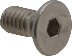 Value Collection - #8-32 UNC Hex Socket Drive, 82° Flat Screw - Grade 18-8 Stainless Steel, 3/8" OAL - Top Tool & Supply