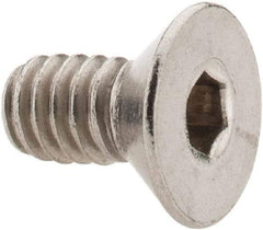 Value Collection - 1/4-20 UNC Hex Socket Drive, 82° Flat Screw - Grade 18-8 Stainless Steel, 1/2" OAL - Top Tool & Supply