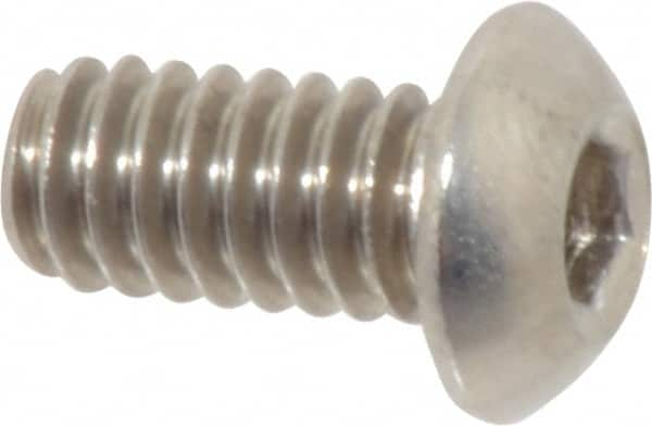 Value Collection - 1/4-20 UNC Hex Socket Button Cap Screw - Top Tool & Supply