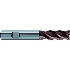 1/2x1/2x1x3-1/2 4Fl Carbide RF100 Diver End Mill-.0161 Chamfer-Weldon Shank-nano-Si - Top Tool & Supply