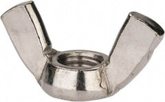 Value Collection - 1/2-13 UNC, Stainless Steel Standard Wing Nut - Grade 18-8, 1.94" Wing Span, 1" Wing Span - Top Tool & Supply