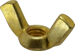 Value Collection - 5/16-18 UNC, Brass Standard Wing Nut - 1-1/4" Wing Span, 0.66" Wing Span - Top Tool & Supply